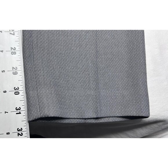 Ted Baker Pants Mens 32R Gray Textured Dress Trousers Slim Fit Made Portugal - Picture 9 of 16